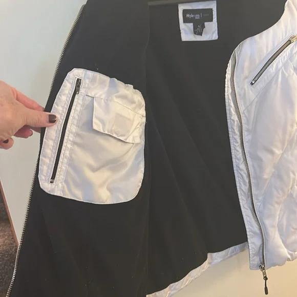 Style & Co. Sport Petite Women’s Medium Cold Weather Jacket with Hood 🍁 ❄️ - Picture 11 of 14